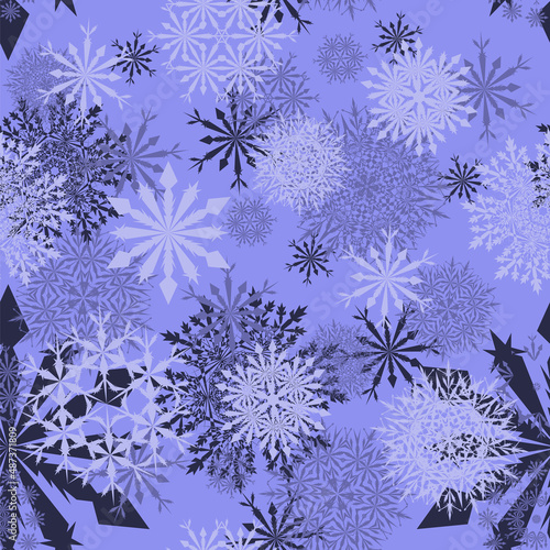 Seamless Snowflakes