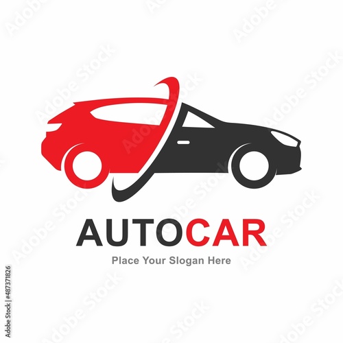 Auto car vector logo template icon. Suitable for business, web, art, automotive and symbol transportation