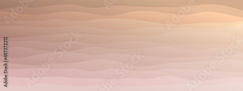 abstract waves fluid shape levels background delicate pastel color gradient. Trendy template for flyer poster business card landing page website. vector illustration eps 10