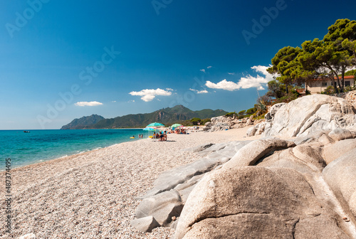 Sardegna, splendida spiaggia di Bari Sardo, Italia, Europa  photo