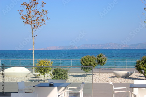 view of the sea from the terrace © Maho