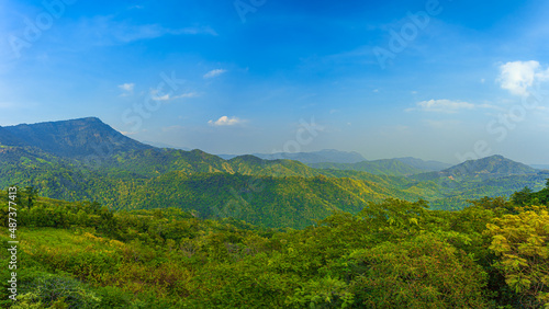 Mountain National Park in Thailand rainforest 