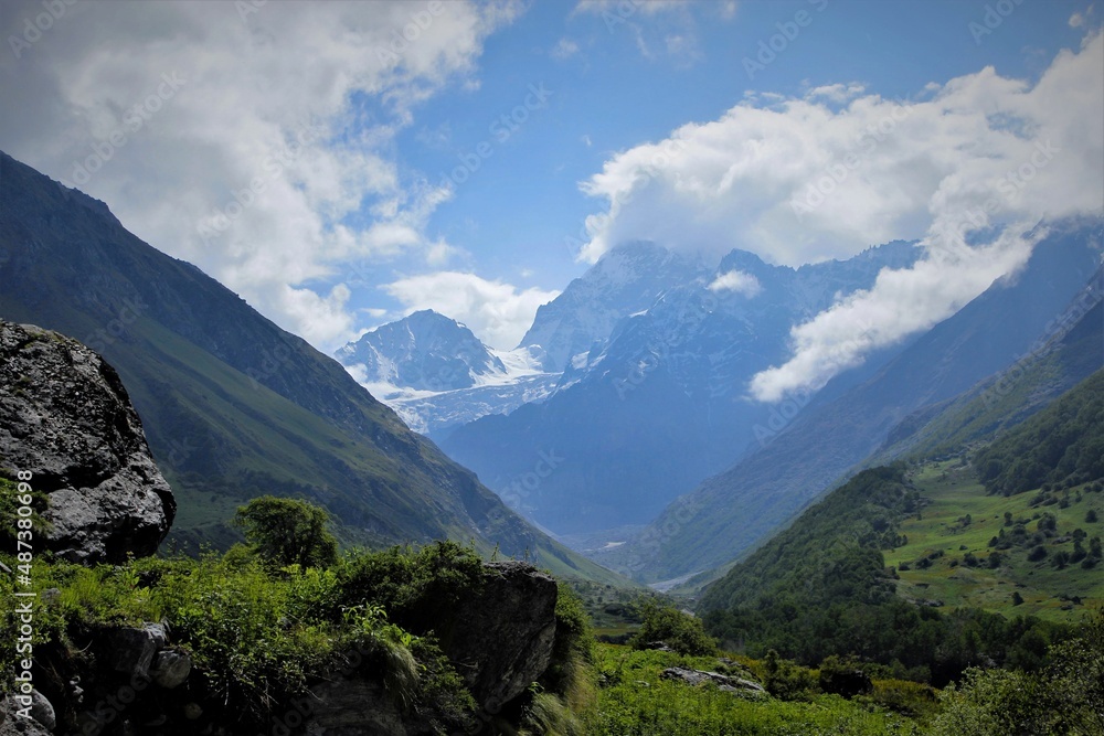 landscape with clouds