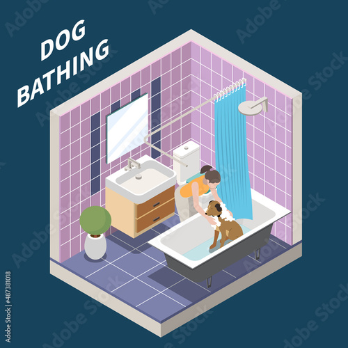 Dog Sitter Concept