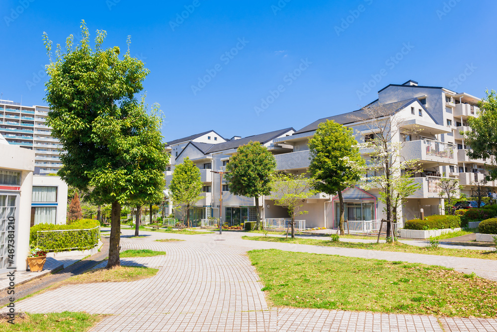 閑静な住宅街
