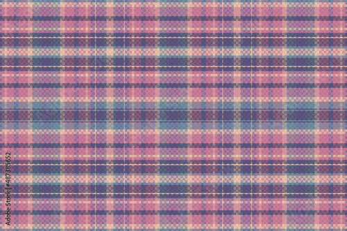 Seamless tartan plaid pattern background with pastel color.