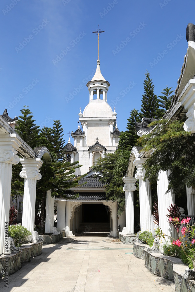 Kapelle in dem St. Andrew Kim-Taegon Komplex, Bocaue, Provinz Bulacan, Philippinen Kapelle in dem St. Andrew Kim-Taegon Komplex, Bocaue, Provinz Bulacan, Philippinen