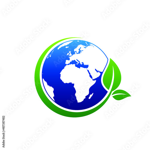 Global Nature Logo can be use for icon, sign, logo and etc