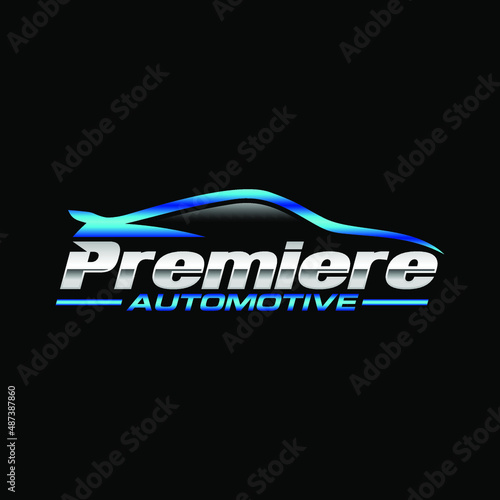 Premiere Automotive Logo can be use for icon, sign, logo and etc