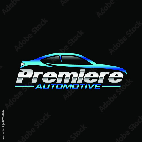Premiere Automotive Logo can be use for icon, sign, logo and etc