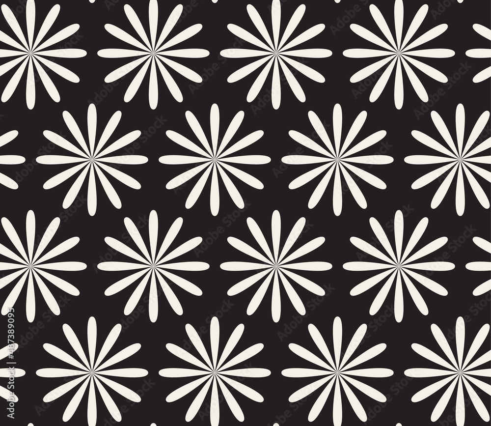 Vector seamless pattern. Repeating abstract geometric elements. Stylish monochrome background design. Vector seamless pattern. Repeating abstract geometric elements. Stylish monochrome background design.