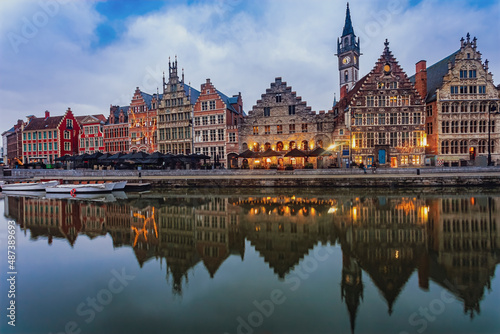 The city of Ghent  Belgium