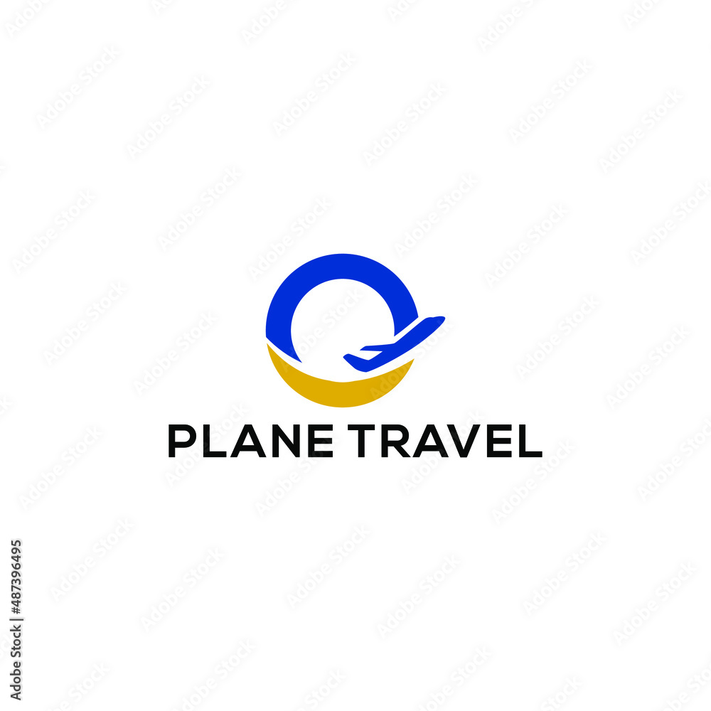 Plane Logo Design Concept Vector Plane Logo Design Concept Vector