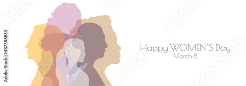 Happy Women's Day card.
