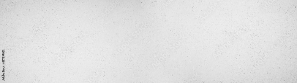 Obraz premium white rough plaster facade texture background banner panorama