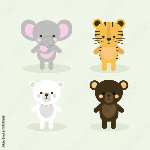 set little cute animals