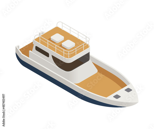 Small Yacht Boat Composition