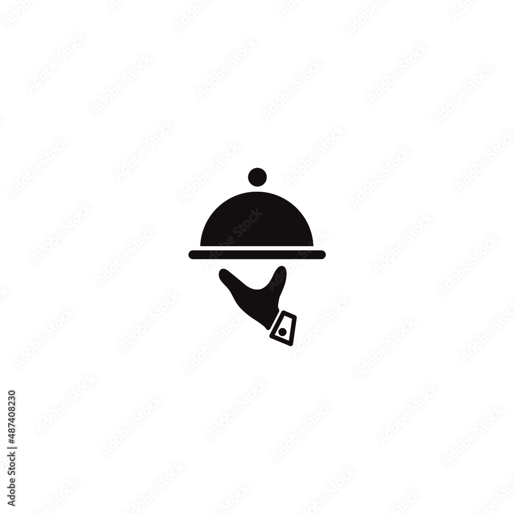 Main dish icons symbol vector elements for infographic web Main dish icons symbol vector elements for infographic web
