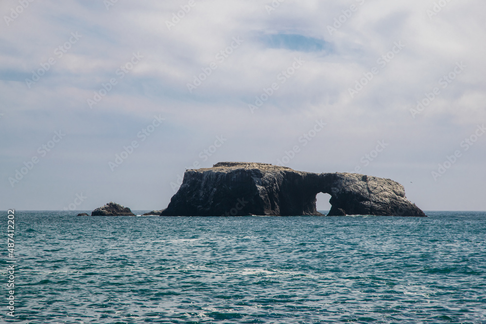 Rocks off the coast of California