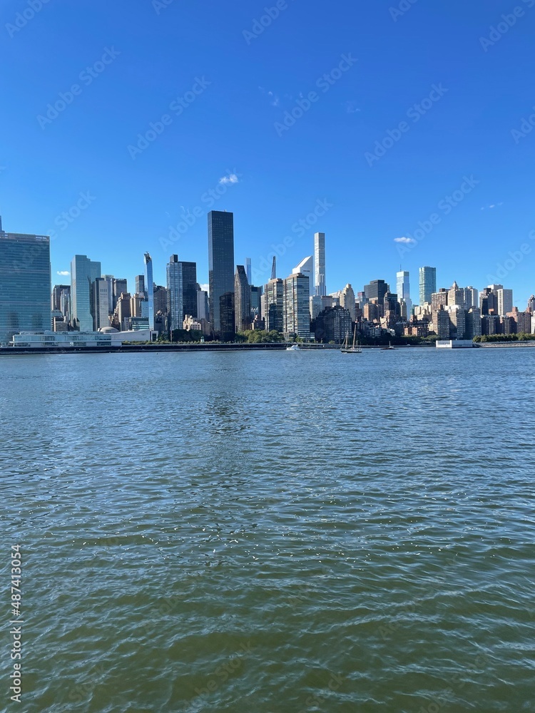 Naklejka premium city skyline