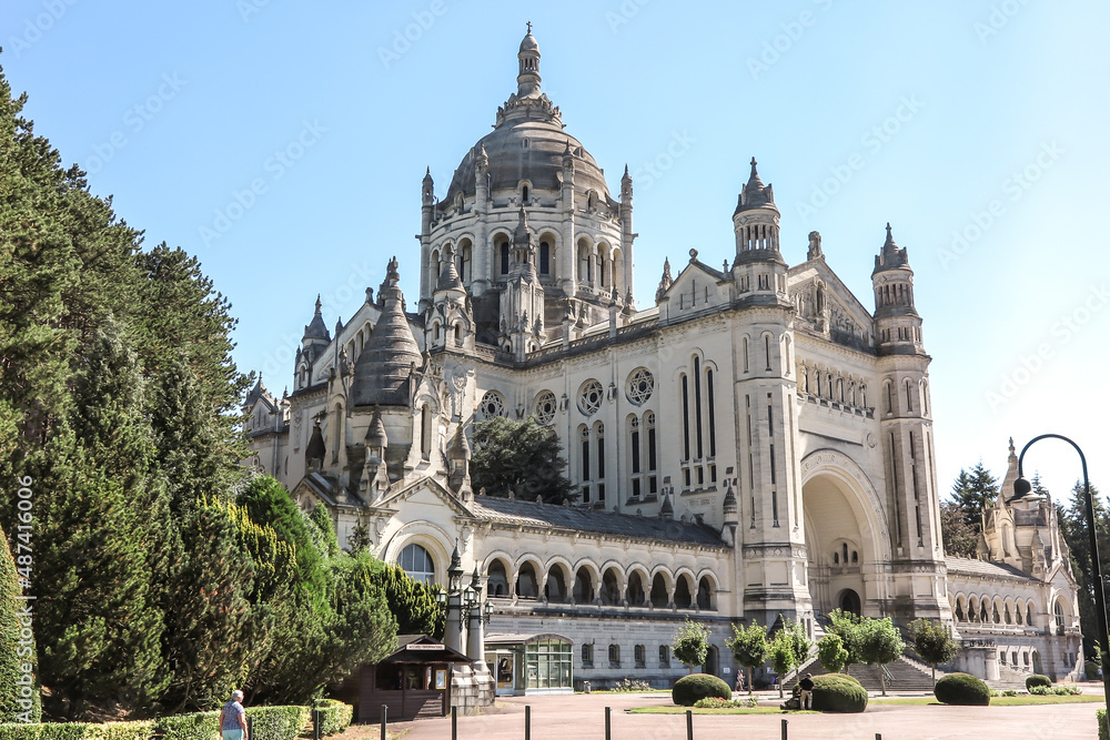 Basilica of St. Therese of Lisieux in Normandy