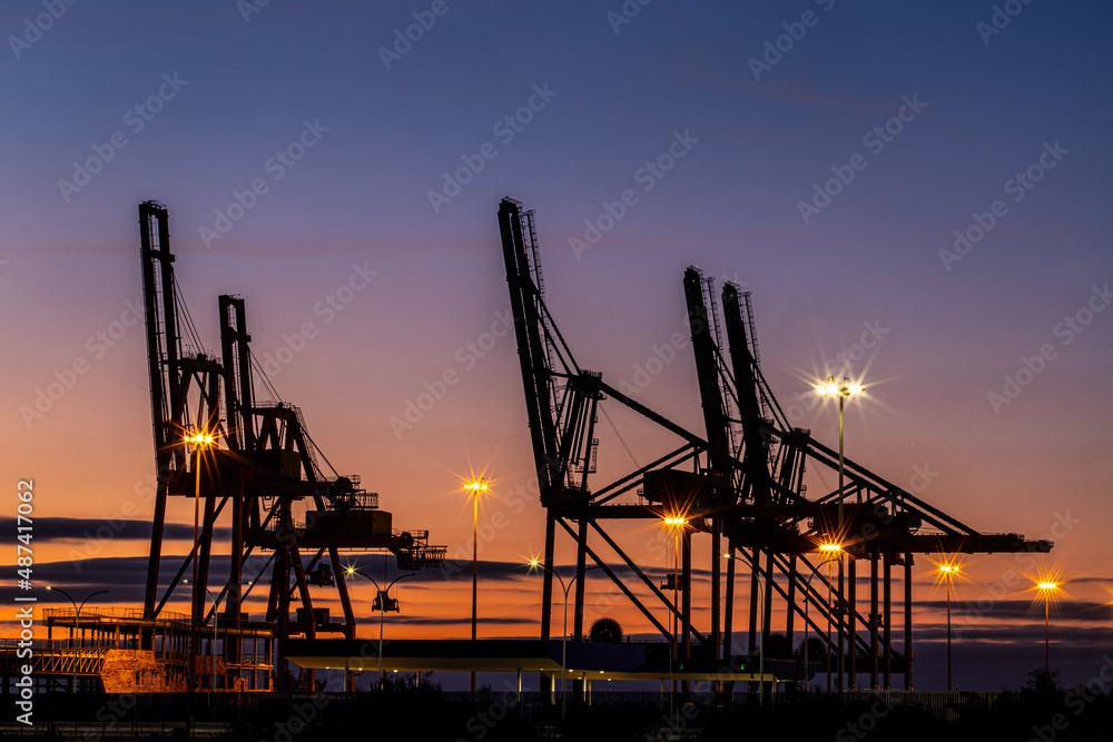 port facility Huelva, Spain