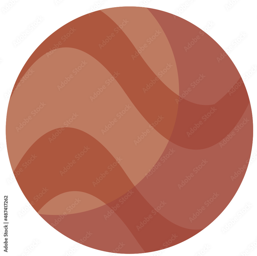 Planeta Marte en vector Planeta Marte en vector