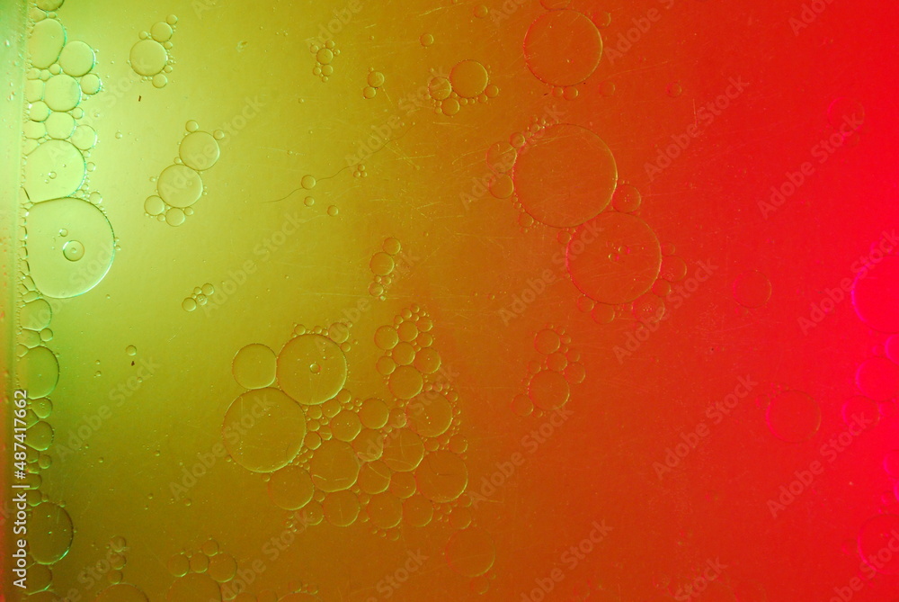 Orange bubbles - obrazy, fototapety, plakaty 