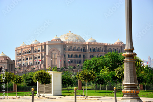 Abu Dhabi, United Arab Emirates -  Emirates Palace Hotel in UAE photo