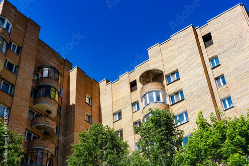 The image of a multistorey house in Protvino photo
