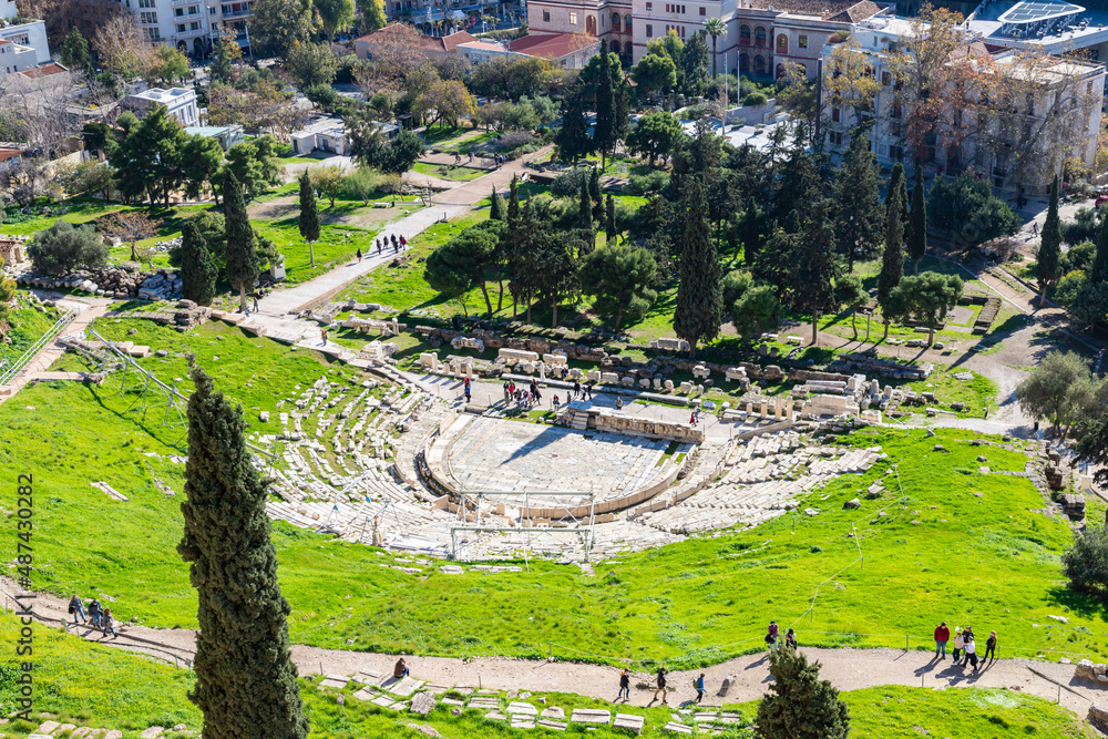 Theater of Dionysus in Athens, Greece