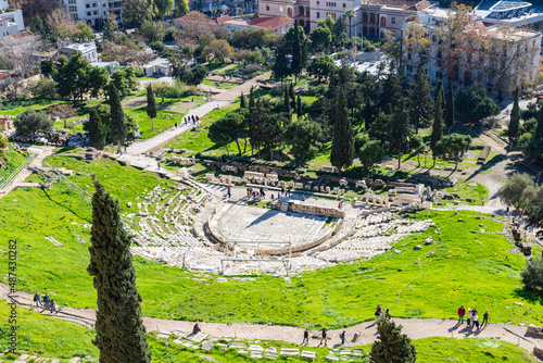 Obraz na płótnie Theater of Dionysus in Athens, Greece w salonie
