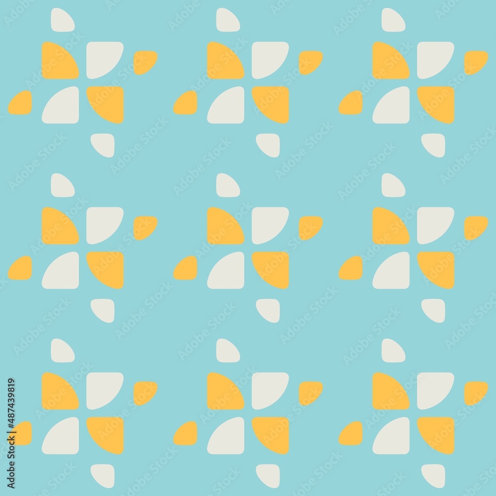 Obraz Rounded abstract seamless pattern - accent for any surfaces.