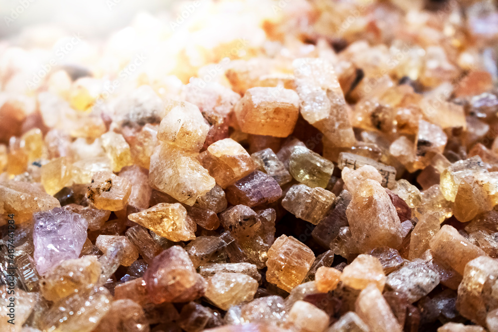 Full frame of colorful gemstones texture. Natural mineral stones close up Full frame of colorful gemstones texture. Natural mineral stones close up