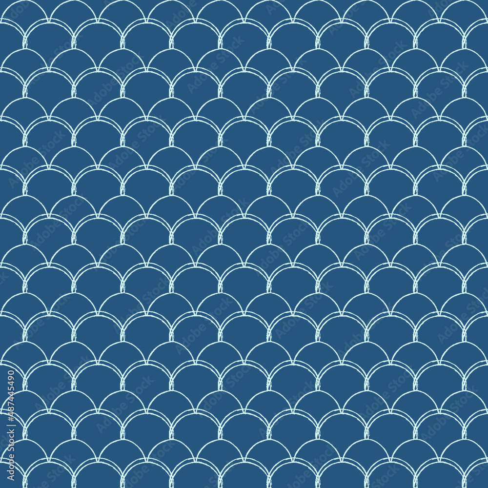 Fish scale seamless pattern Fish scale seamless pattern