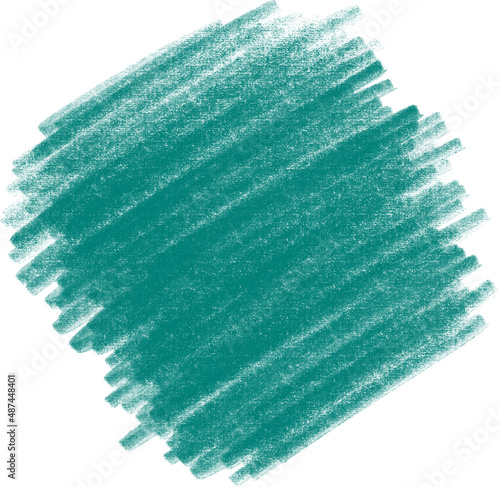 Abstract turquoise grunge watercolor hand paint texture, isolated on white background, watercolor textured backdrop, traced, vector eps 10