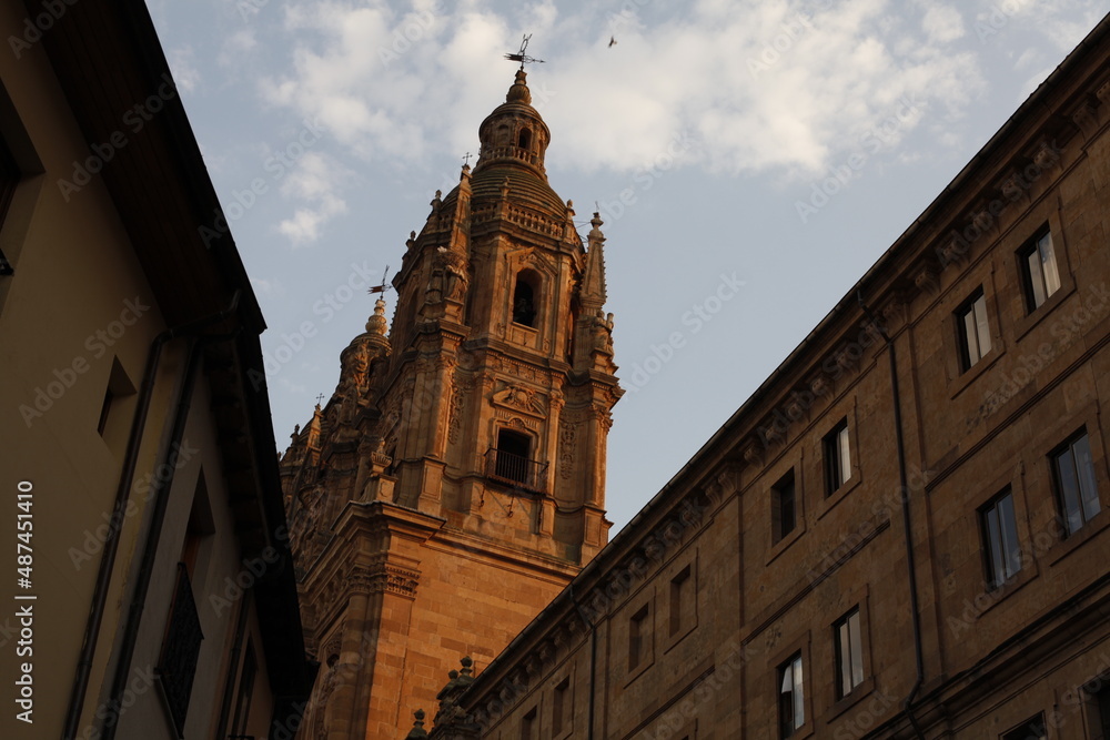 La belleza de Salamanca (España) al atardecer
