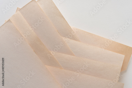 faded folded blank paper design