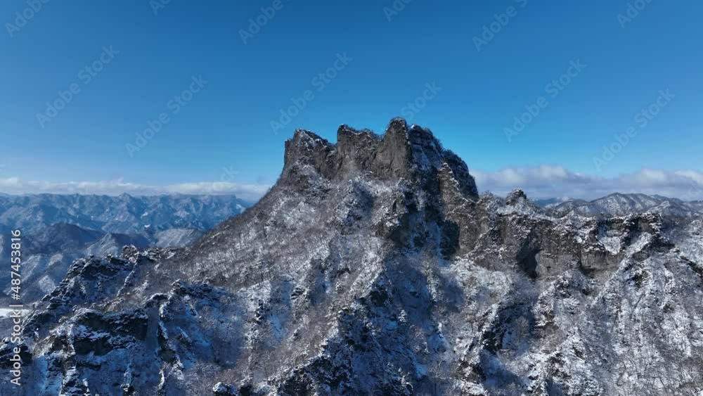 custom made wallpaper toronto digital冬・雪山・ドローン・空撮