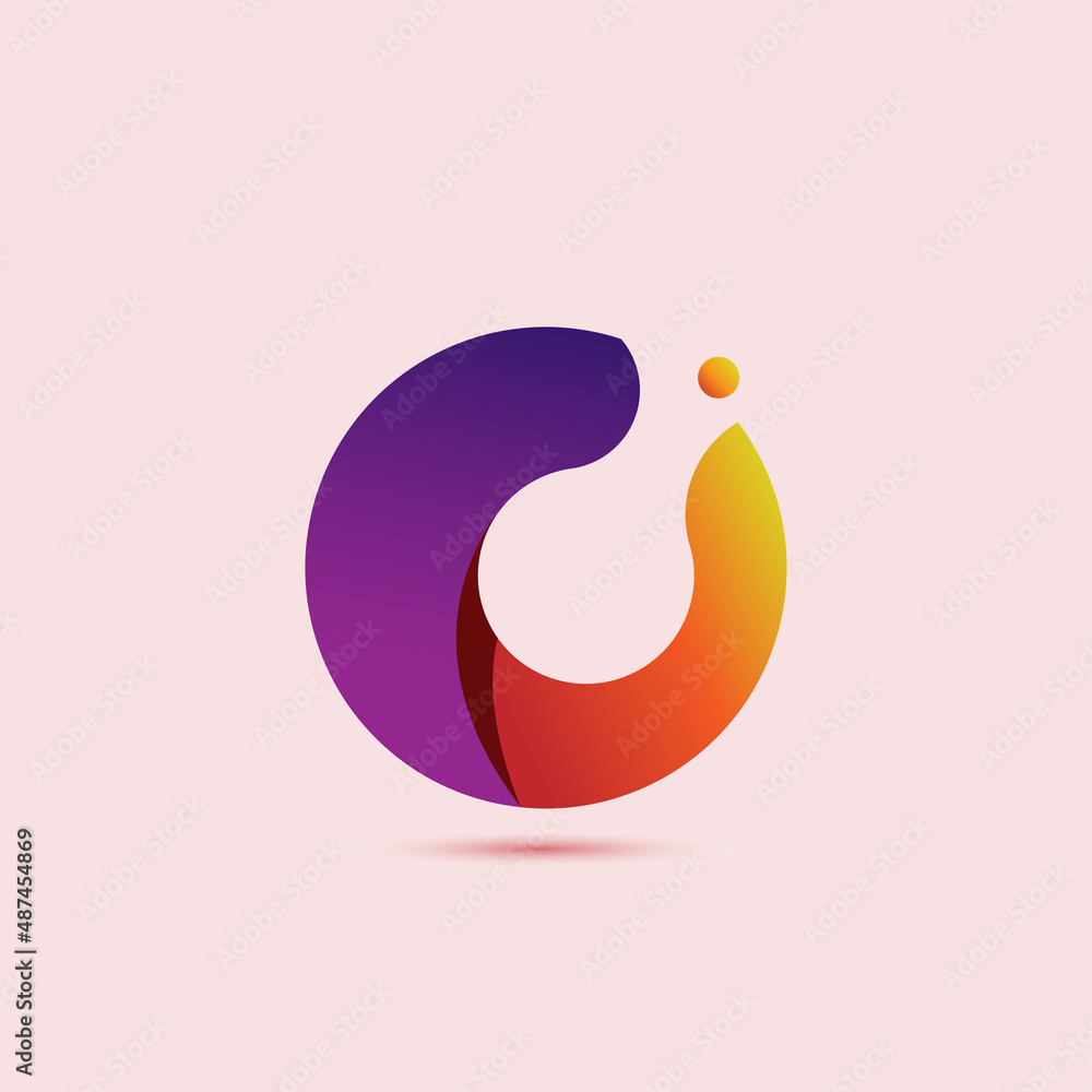 Letter C and alchemist logo template Letter C and alchemist logo template