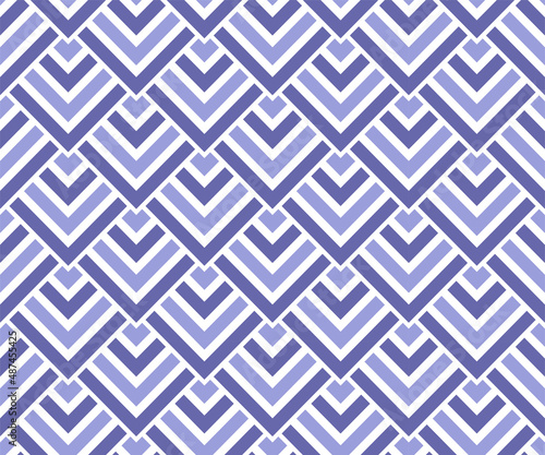 Seamless very peri geometric squares pattern. Art deco vector illustration. wallpaper, fabric, packaging paper, print