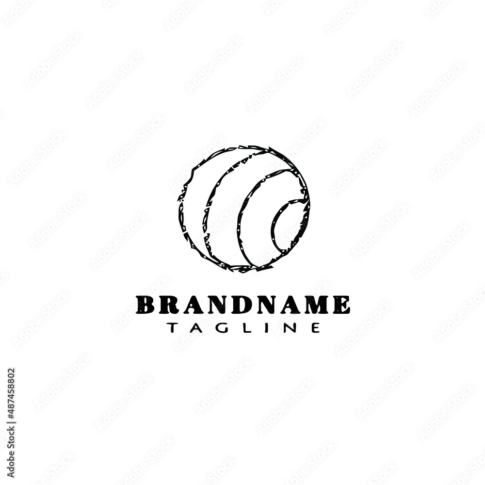 ball cartoon logo icon design vector creative