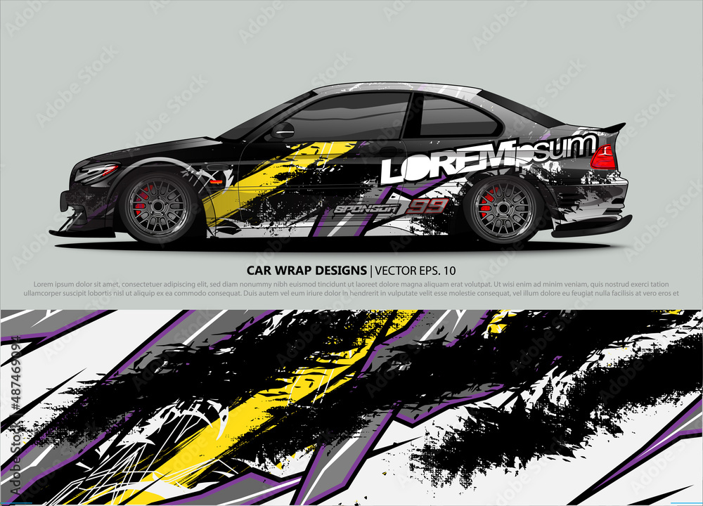 Livery for car wrap design