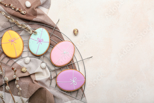 Grid with tasty Easter cook...