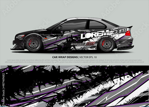 Livery for car wrap design