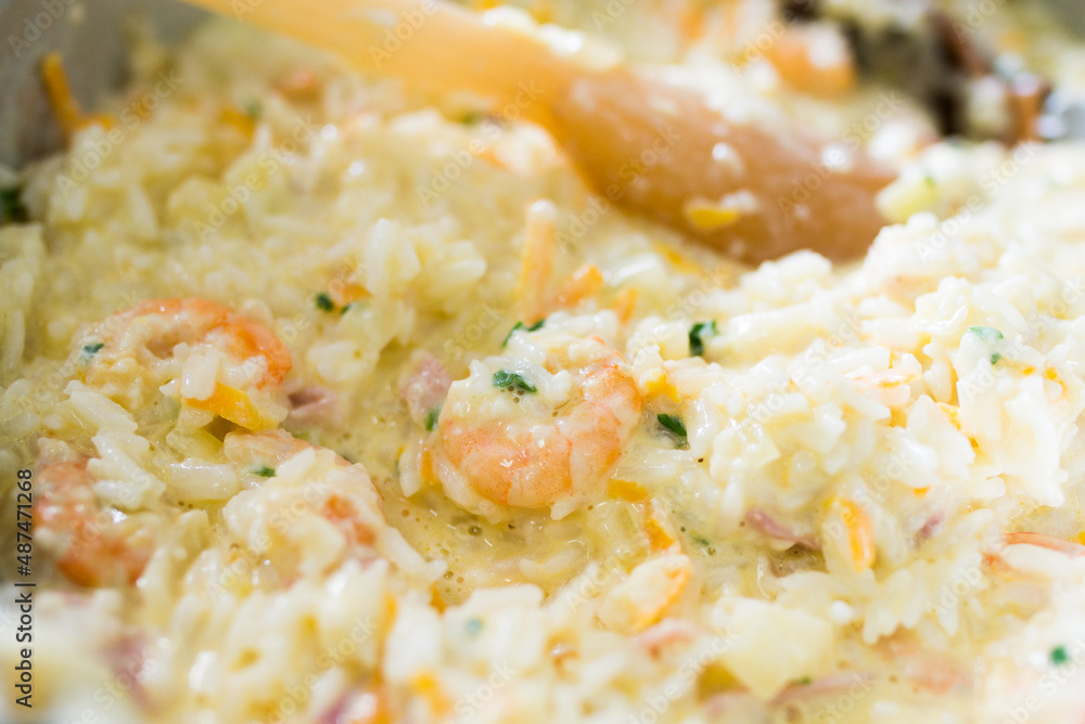 Arroz com camarão Arroz com camarão