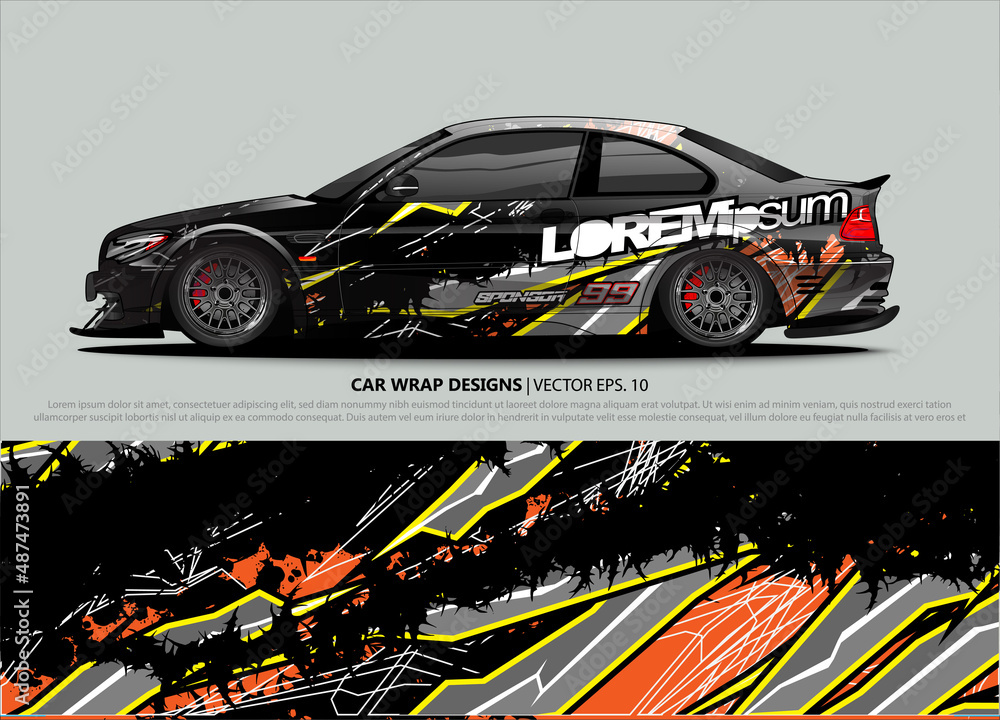Livery for car wrap design Livery for car wrap design