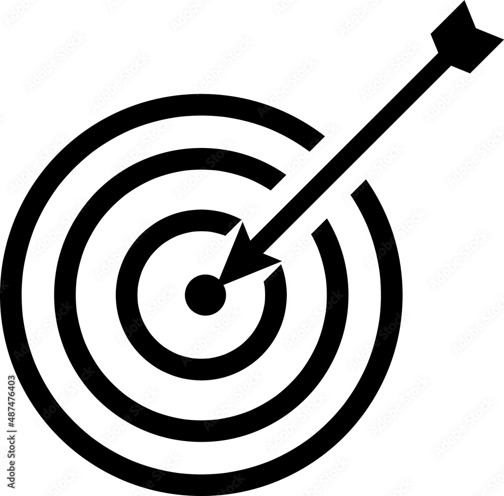 Darts target sign icon, vector illustration..eps Darts target sign icon, vector illustration..eps