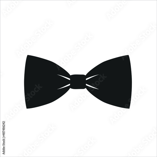 Stampa su tela bow tie icon isolated on white background from fame collection
