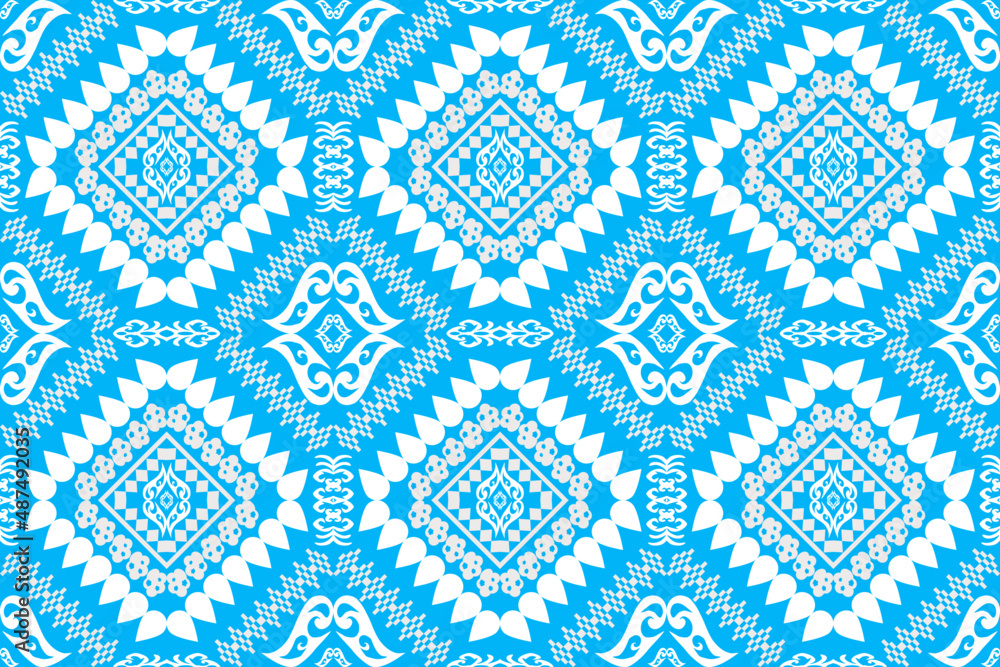 Geometric ethnic oriental traditional pattern.Figure tribal embroidery style.Design for wallpaper,clothing,wrapping,fabric,vector illustration